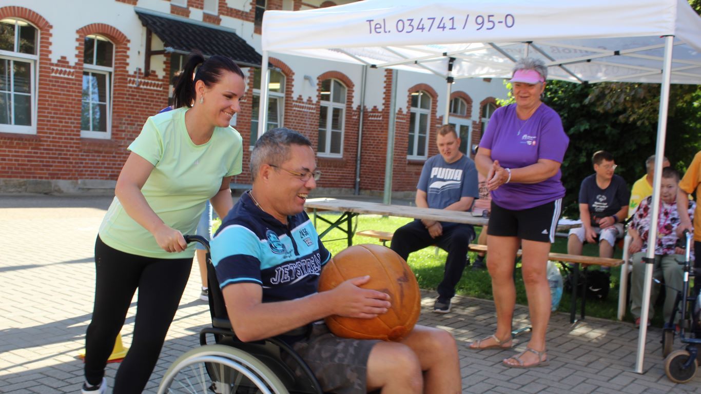 Sportfest in der Einrichtung