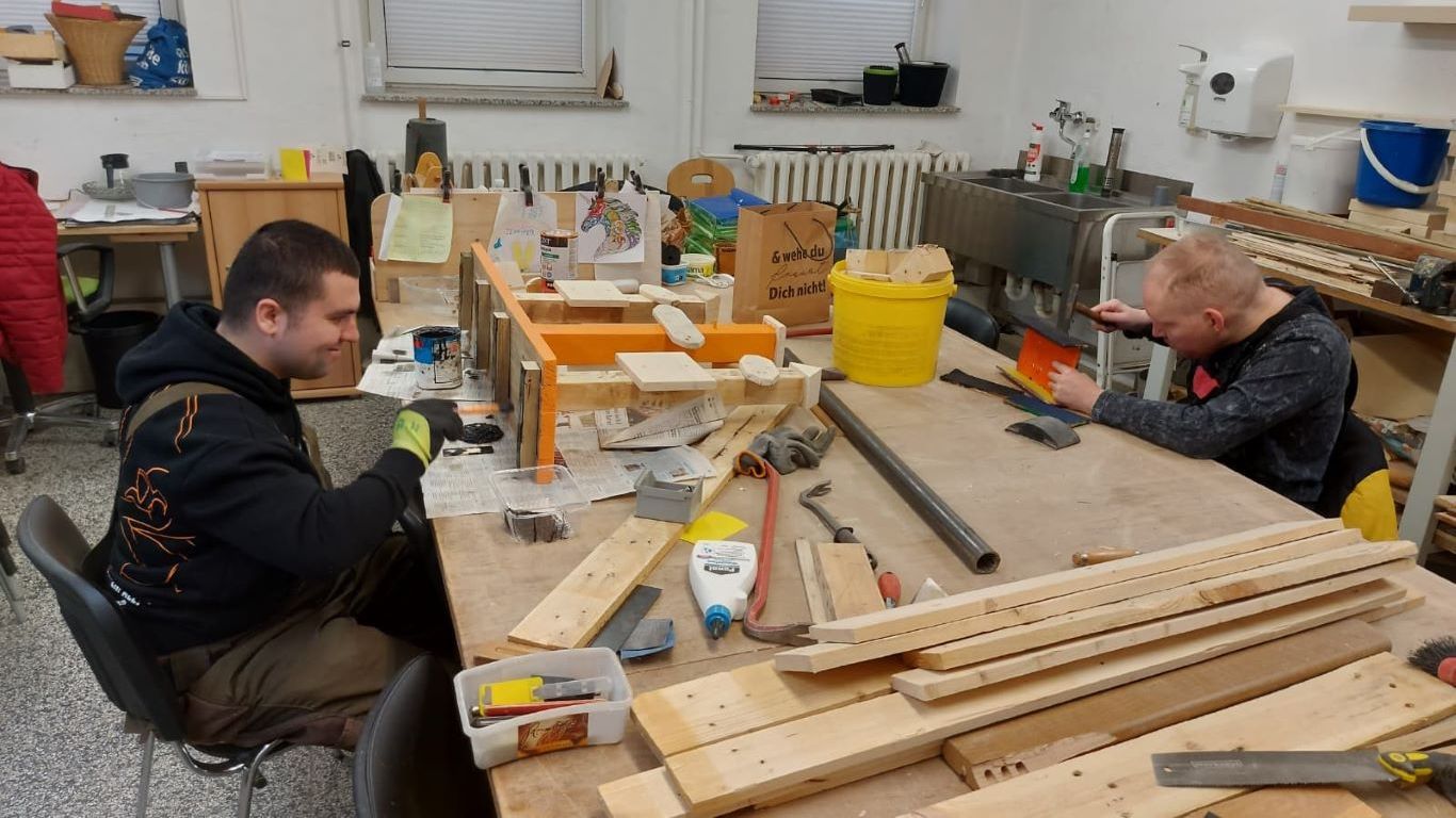 Behindertenhilfe - Holzwerkstatt