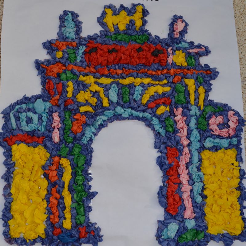 Stiftungsportal gemalt