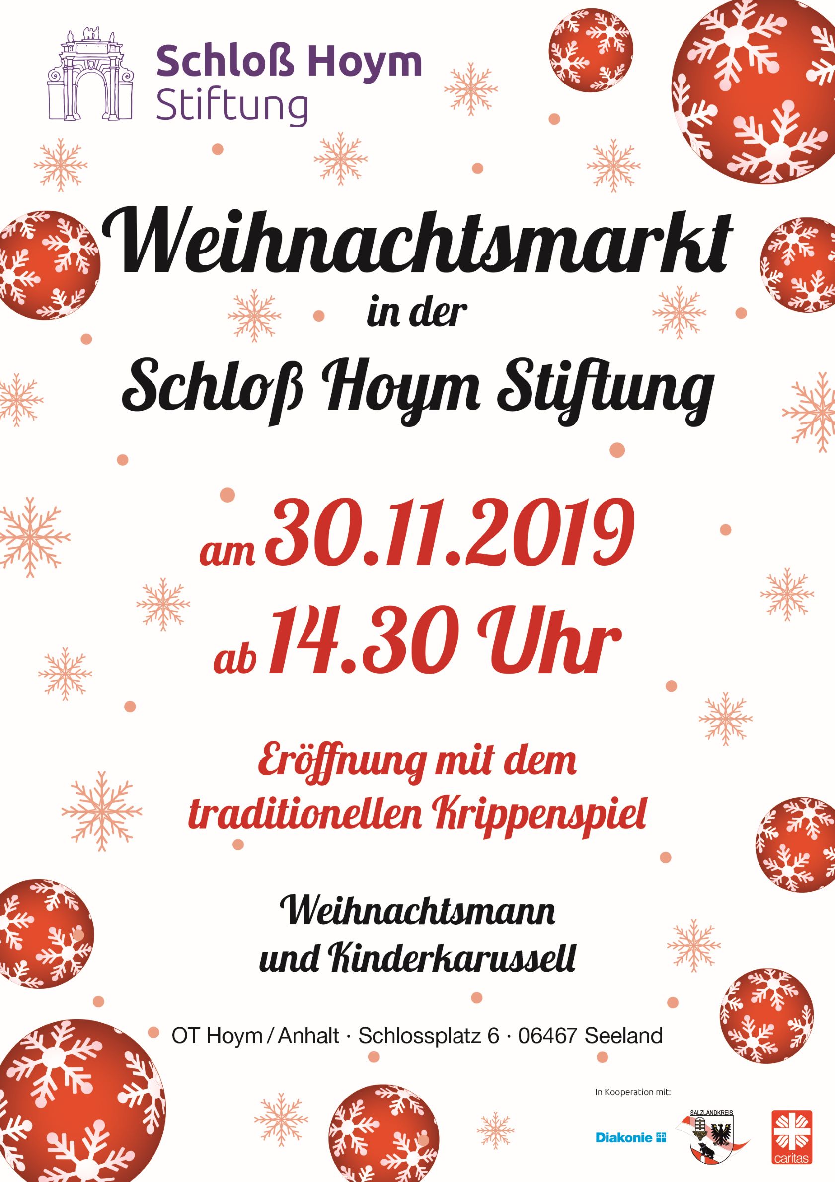 Weihnachtsmarktflyer