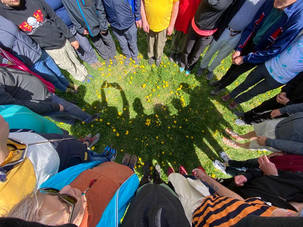 Teamfoto Wandergruppe