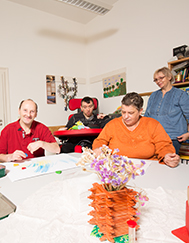 Ansicht einer Wohngruppe